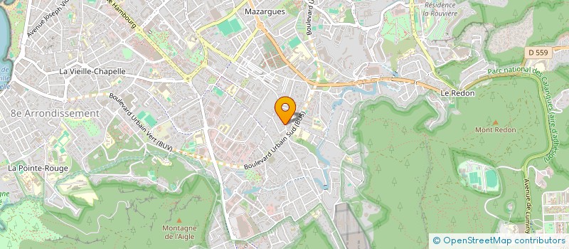 localisation de l'entreprise LES JARDINIERS DE MARSEILLE DU COEUR AU JARDIN à MARSEILLE