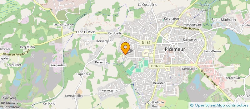 localisation de l'entreprise LES JARDINIERS DE PLOEMEUR ET DE PLOEREN à PLOEMEUR