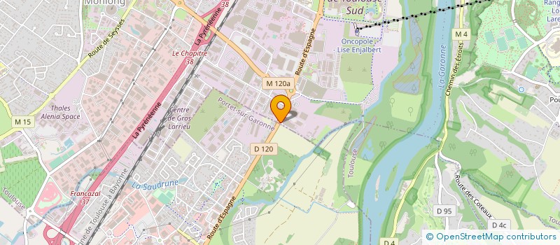 localisation de l'entreprise LES JARDINISTES OCCITANS à TOULOUSE