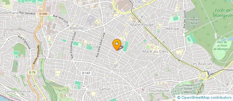 localisation de l'entreprise LES JARDINS  LE HAVRE