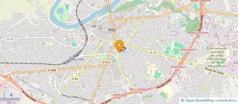 localisation de l'entreprise LES JARDINS ALBIGEOIS à ALBI