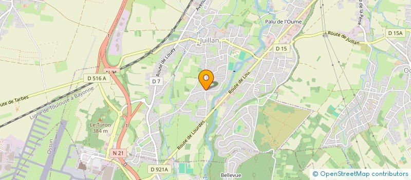 localisation de l'entreprise LES JARDINS ANCRES  JUILLAN