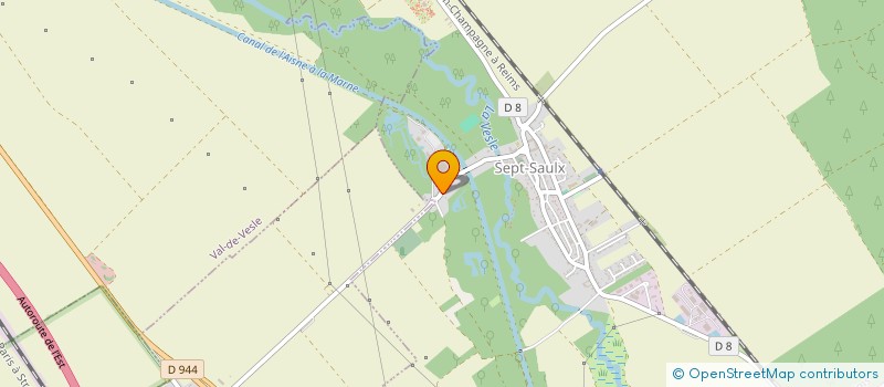 localisation de l'entreprise LES JARDINS AQUATIQUES DE SEPT SAULX  SEPT-SAULX