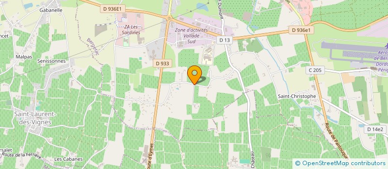 localisation de l'entreprise LES JARDINS BIO DE BERGERAC à BERGERAC