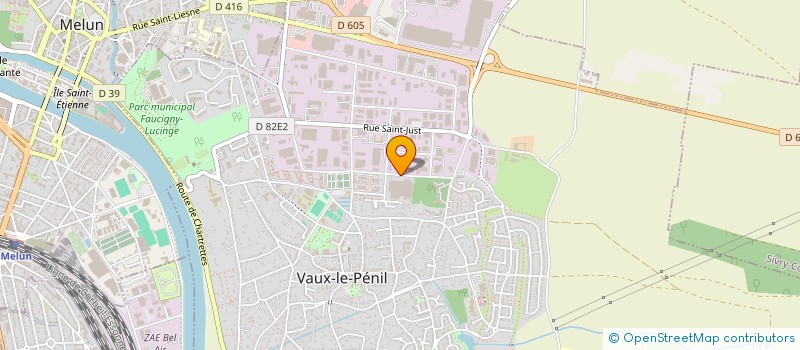 localisation de l'entreprise LES JARDINS BIOTOPIHA à VAUX-LE-PENIL