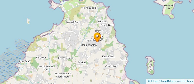 localisation de l'entreprise LES JARDINS BRETONS  PLOUGRESCANT