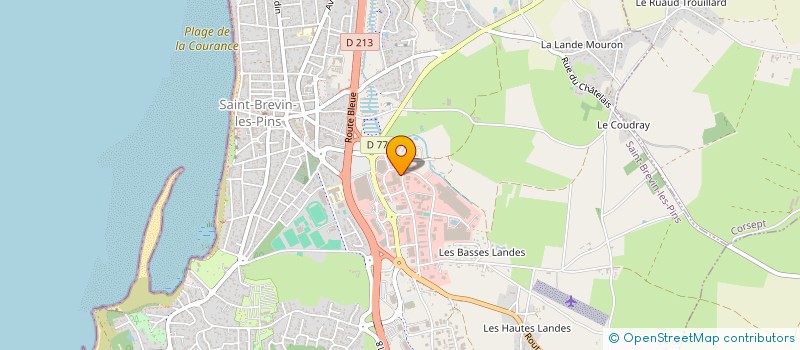 localisation de l'entreprise LES JARDINS BREVINOIS à SAINT BREVIN LES PINS