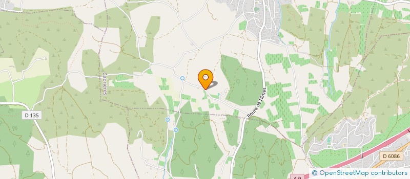 localisation de l'entreprise LES JARDINS CABRIEROIS  CABRIERES