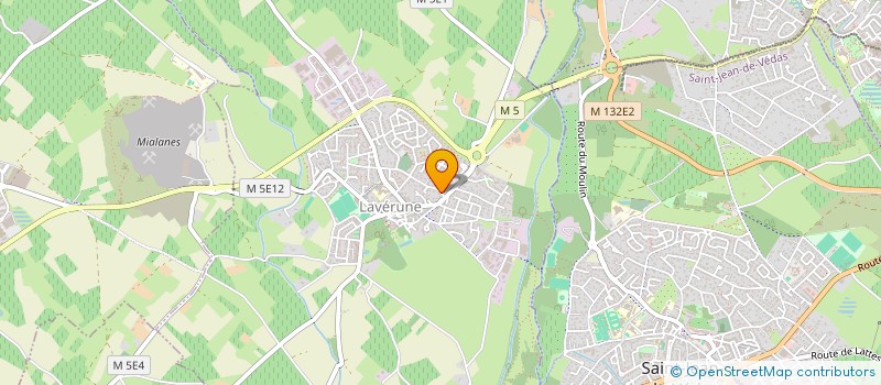 localisation de l'entreprise LES JARDINS CHANTANTS à LAVERUNE