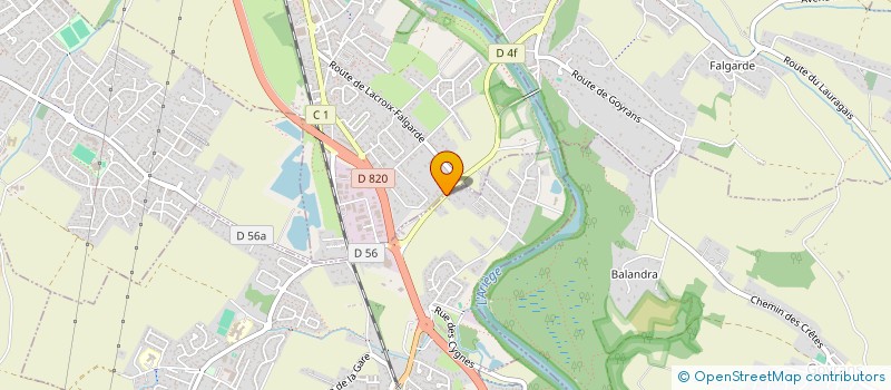 localisation de l'entreprise LES JARDINS D'A COTE  TOULOUSE