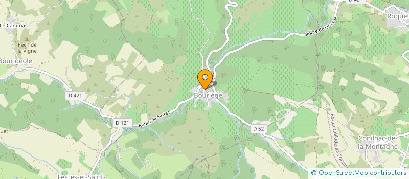 localisation de l'entreprise LES JARDINS D'ABONDANCE  BOURIEGE