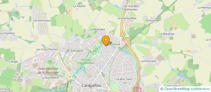 localisation de l'entreprise LES JARDINS D'ACACIA à NANTES