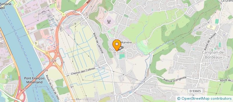 localisation de l'entreprise LES JARDINS D'ACHAIAH  BOULIAC