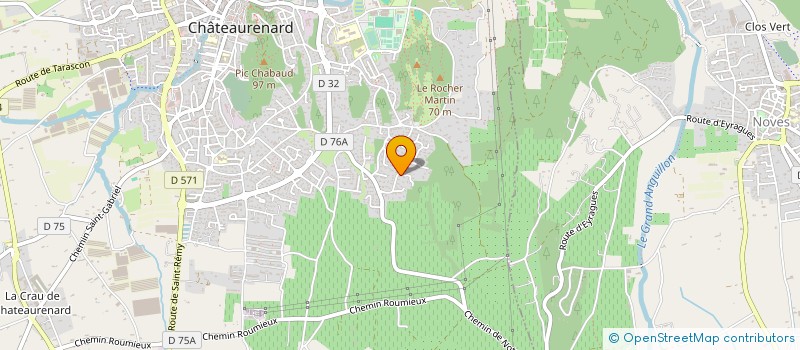 localisation de l'entreprise LES JARDINS D'ADAM à CHATEAURENARD