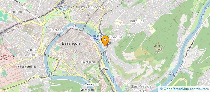 localisation de l'entreprise LES JARDINS D ADELE à BESANCON