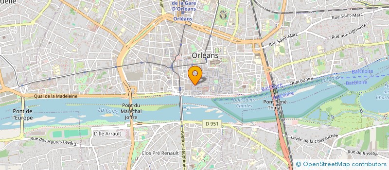 localisation de l'entreprise LES JARDINS D'ADELINE à ORLEANS