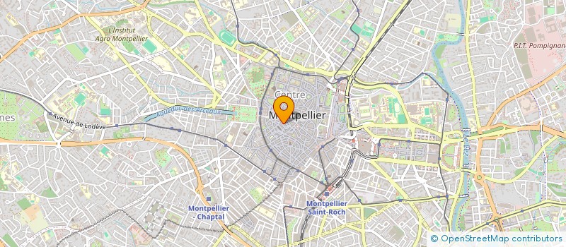 localisation de l'entreprise LES JARDINS D'AGAPE à MONTPELLIER