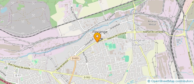 localisation de l'entreprise LES JARDINS D'AGATHE à FLORANGE