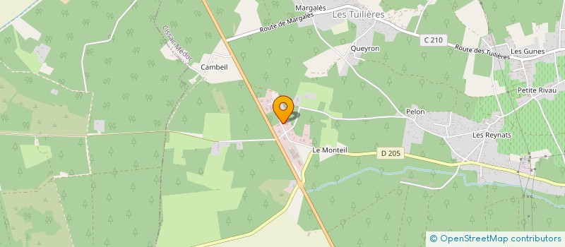 localisation de l'entreprise LES JARDINS D'AGRIMEDOC à CISSAC-MEDOC