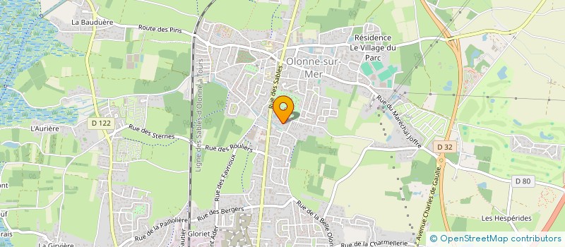 localisation de l'entreprise LES JARDINS D'AIMER à LES SABLES-D'OLONNE