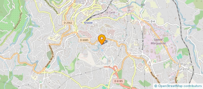localisation de l'entreprise LES JARDINS D ALESSANDRI à GRASSE