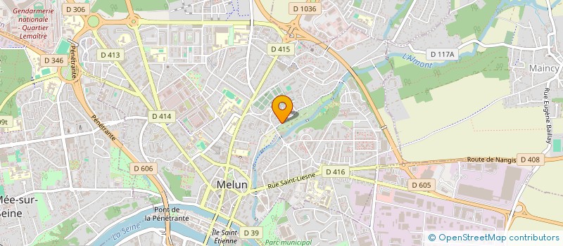 localisation de l'entreprise LES JARDINS D'ALEX à MELUN