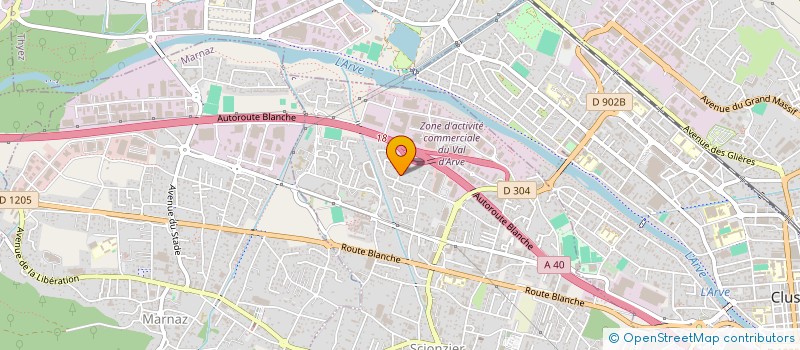 localisation de l'entreprise LES JARDINS D'ALPHA à SCIONZIER