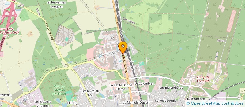 localisation de l'entreprise LES JARDINS D ALPHONSE à SARAN