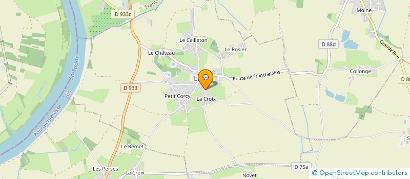 localisation de l'entreprise LES JARDINS D'AMEDEE  LURCY