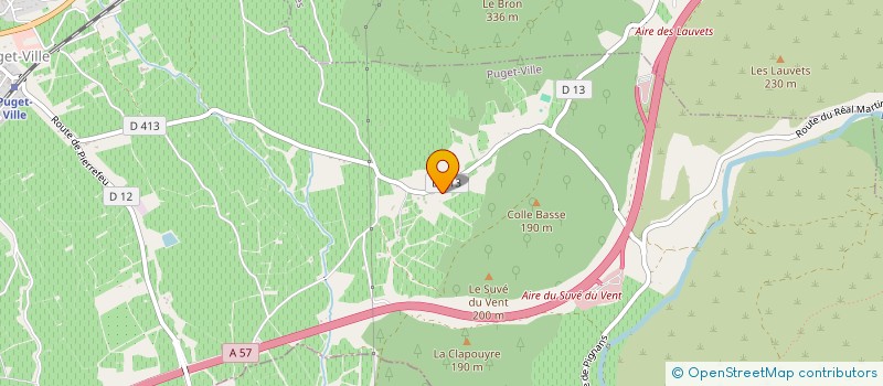 localisation de l'entreprise LES JARDINS D ANDRE à PUGET-VILLE