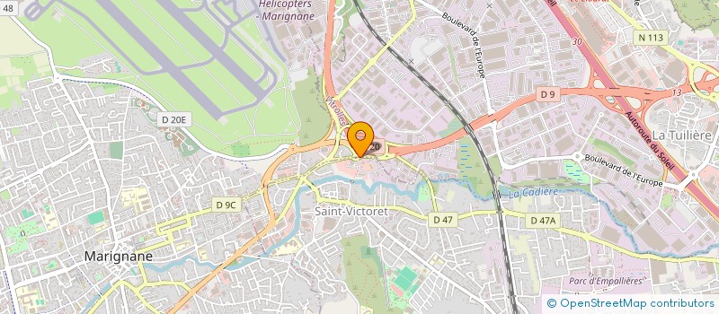 localisation de l'entreprise LES JARDINS D'ANGELE à SAINT-VICTORET