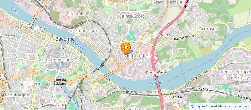 localisation de l'entreprise LES JARDINS D'ANGELU  ANGLET