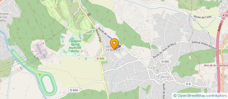 localisation de l'entreprise LES JARDINS D'ANNE-LAURE à CABRIES
