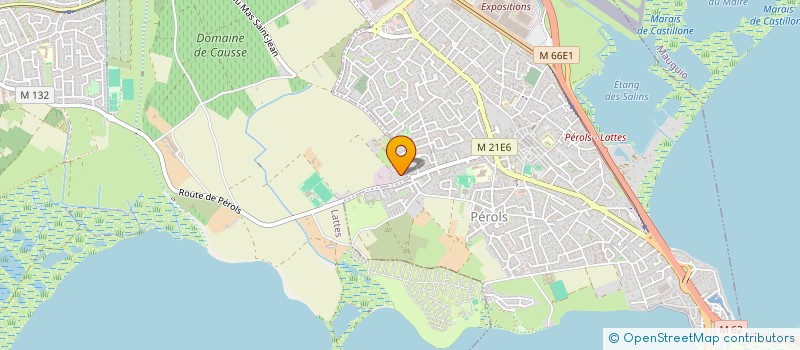 localisation de l'entreprise LES JARDINS D ANTAN à LATTES