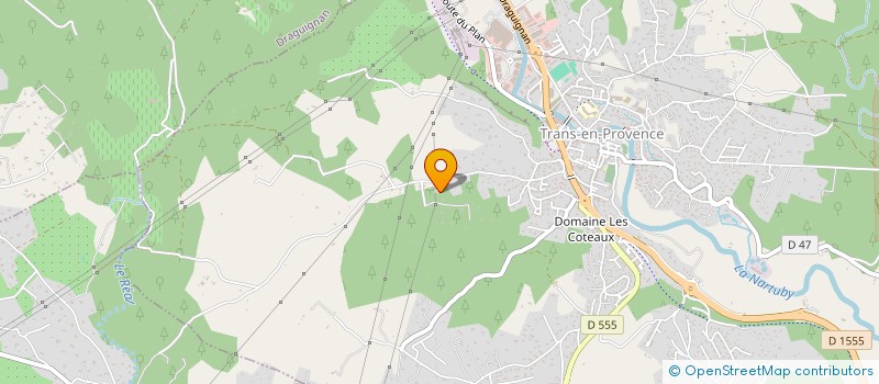 localisation de l'entreprise LES JARDINS D ARCADIA  TRANS-EN-PROVENCE