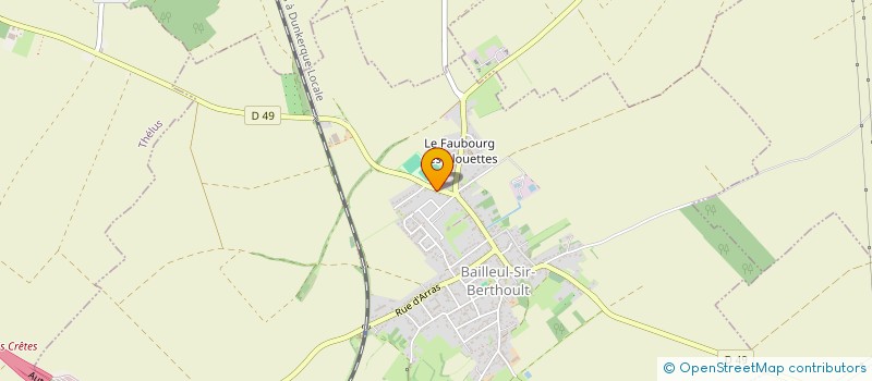 localisation de l'entreprise LES JARDINS D'ARIETTE  BAILLEUL-SIR-BERTHOULT