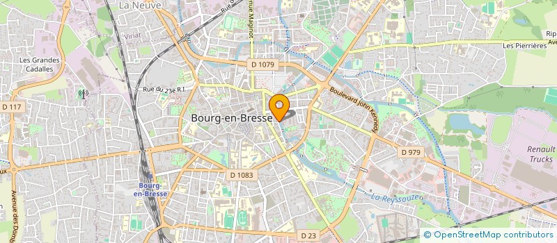 localisation de l'entreprise LES JARDINS D ASTREE à BOURG-EN-BRESSE