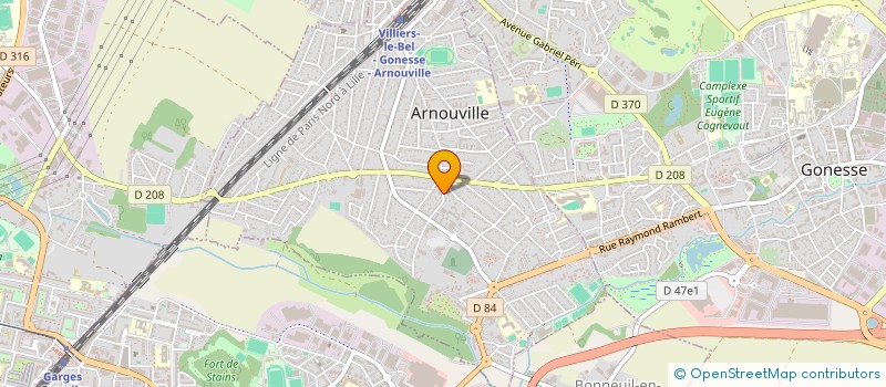 localisation de l'entreprise LES JARDINS D'ASTRID à ARNOUVILLE