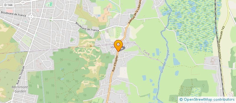 localisation de l'entreprise LES JARDINS D ATALANTE à MERLIMONT