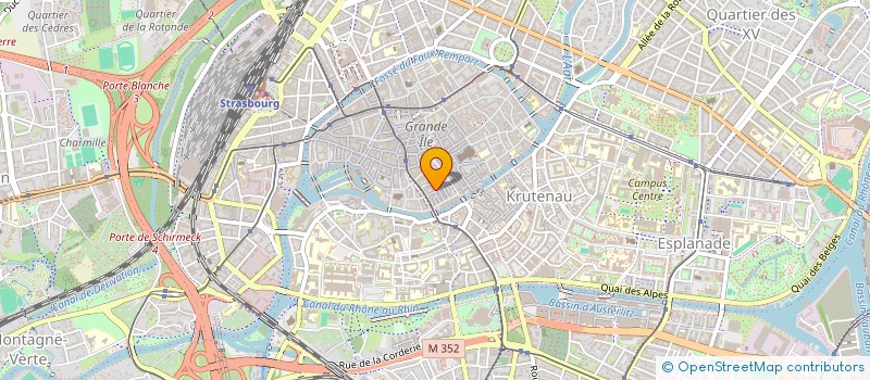 localisation de l'entreprise LES JARDINS D'ATHENA 2 à STRASBOURG