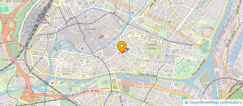 localisation de l'entreprise LES JARDINS D'ATHENA à STRASBOURG