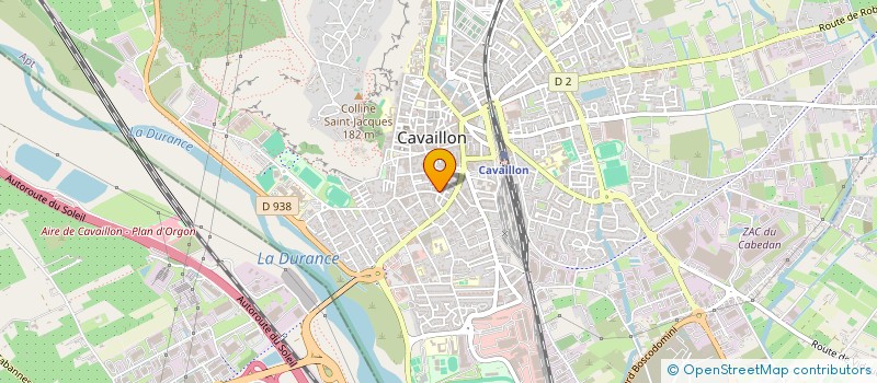 localisation de l'entreprise LES JARDINS D'ATLAS  CAVAILLON