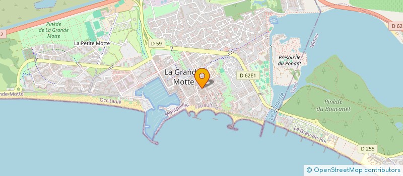 localisation de l'entreprise LES JARDINS D'AURELIE à LA GRANDE-MOTTE