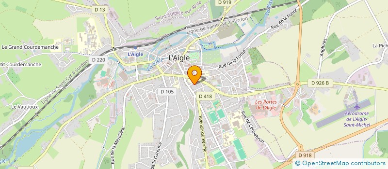 localisation de l'entreprise LES JARDINS D'AYMERIC à L'AIGLE