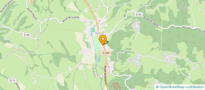 localisation de l'entreprise LES JARDINS D'AYNAC  AYNAC