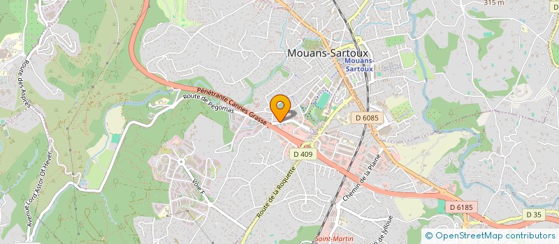 localisation de l'entreprise LES JARDINS D AZUR à MOUANS-SARTOUX