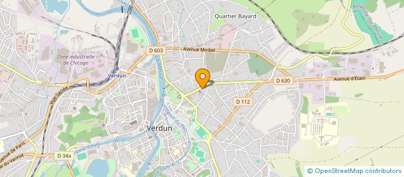 localisation de l'entreprise LES JARDINS D'ECUREY à VERDUN