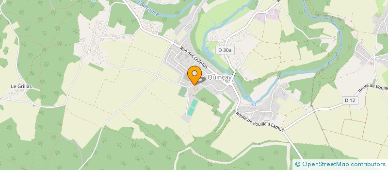 localisation de l'entreprise LES JARDINS D'EDEN à QUINCAY