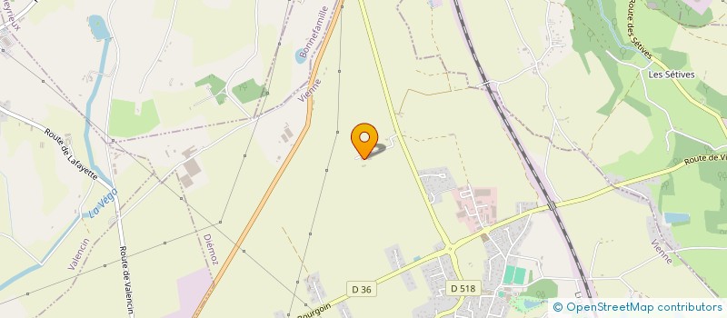 localisation de l'entreprise LES JARDINS D'EDEN  DIEMOZ