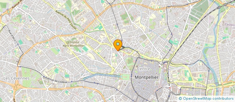 localisation de l'entreprise LES JARDINS D'ELOISE à MONTPELLIER